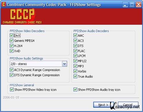 Combined Community Codec Pack (CCCP) 2010-10-10 Final