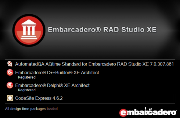 Embarcadero RAD Studio XE [ Architect , Delphi Prism XE + RadPHP XE ]