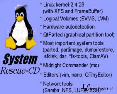 SystemRescueCd ( 01.01.2011) 2.0.0 []