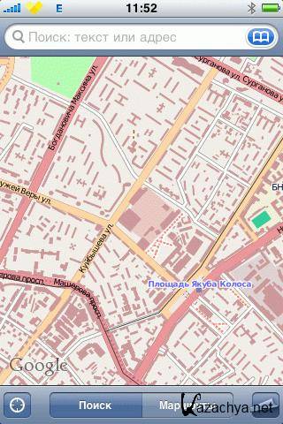 Карта Беларуси для iPhone Карта Беларуси для iPhone