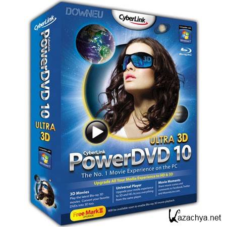 CyberLink PowerDVD 10 Ultra 3D Mark II build 2429.51 (2010/Rus)