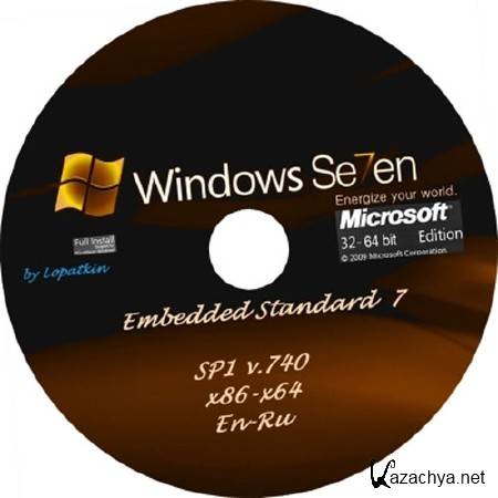 Windows Embedded Standard 7 SP1 v.740 x86-x64 En-Ru Full