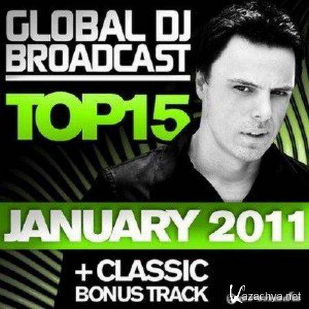 Global DJ Broadcast Top 15 January (2011) MP3