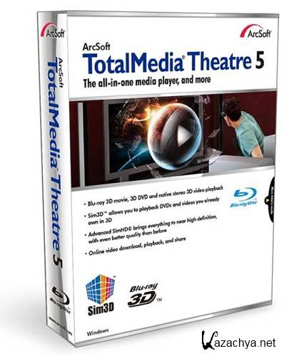 Arcsoft TotalMedia Theatre Platinum 5.0.1.86( RePack by paskits/ ML RUS)
