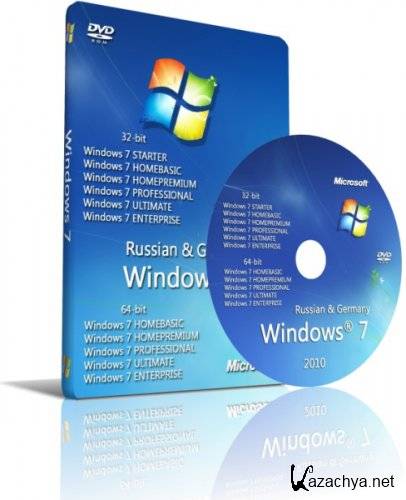 Microsoft Windows 7 x86-x64 Russian & Germany 2-DVD