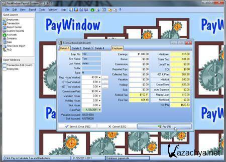 PayWindow Payroll System 2011 v 9.0 boild 9.0.11