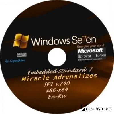 Windows 7 SP1 v.740 (x86/x64) En-Ru Code Name