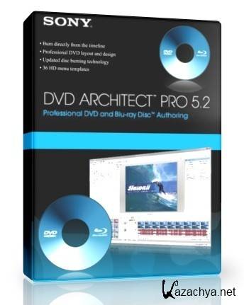 Sony DVD Architect Pro 5.2 Build 124 (124 themes) (2010)