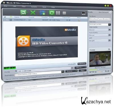 4Media HD Video Converter 6.0.14.1231 Portable