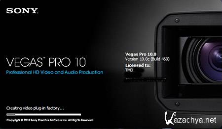 SONY Vegas Pro 10.0c Build 469 (470) x86/x64 +  (x86)