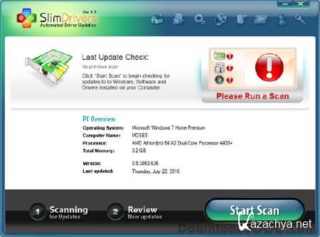SlimDrivers 1.0 (2010/Eng) Free