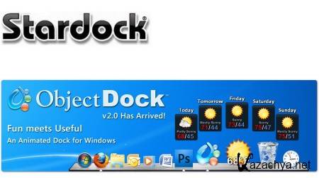 Stardock ObjectDock Plus 2.0.50727 + Russian (Update 1.9)