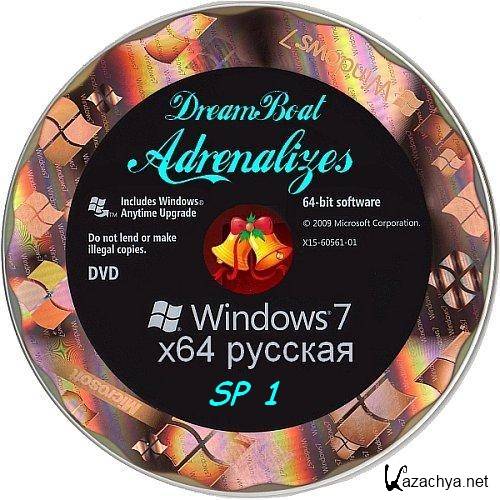 Microsoft Windows 7 SP1 DreamBoat Adrenalizes 2011 by LBN Extented (2 in 1)