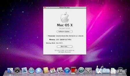 HDD  Mac OS X Snow Leopard [ v.10.6.4,  Asus 1008HA ]