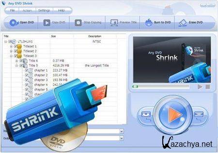 Any DVD Shrink 1.2.9 Portable