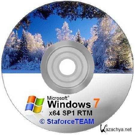 Windows 7 Build 7601 (x64) SP1 (RTM) DE-EN-RU (27/01/2011)  StaforceTEAM