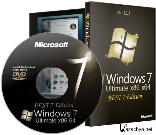 Windows 7  RU BEST 7 Edition Release 10.12.5 (x86-x64)