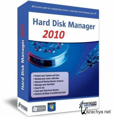 Paragon Hard Disk Manager Suite 2010 Pro + Serials (Win 7 Compatible)