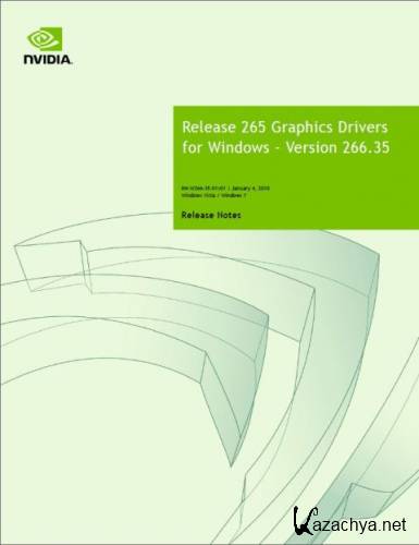 Драйвер для видеокарт Nvidia 266.35 Windows Vista/7
