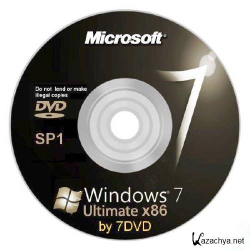 Windows 7 Ultimate SP1 32bit by 7DVD