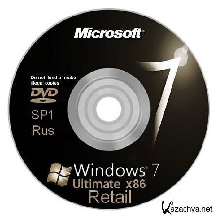 Windows 7  SP1 86 Retail 