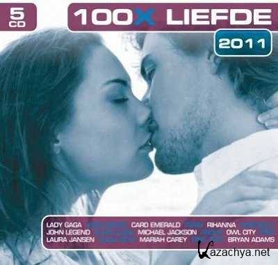 VA - 100x Liefde (5CD) (2011)