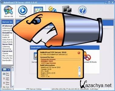 BulletProof FTP Server 2010 1.0.43