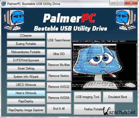 PalmerPC Bootable USB Utility Drive v 3.3
