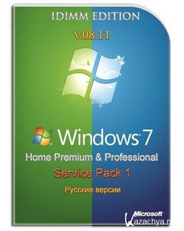 Windows 7 Professional & Home Premium SP1 IDimm Edition 08.11
