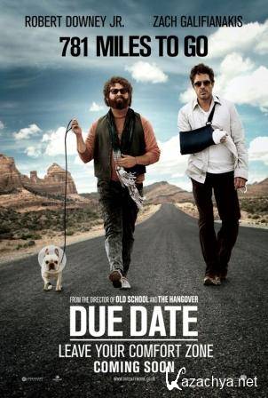  / Due Date (2010) HDRip (700Mb) 