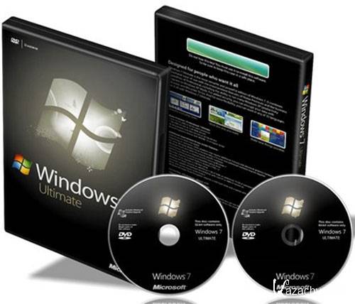Windows 7 SP1 Ultimate & MS OFFICE 2010 2DVD by DJ HAY (x86/x64/2011)