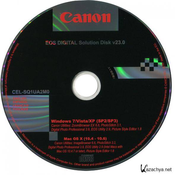 Canon EOS DIGITAL Solution Disk 23.0 (Eng/Rus)