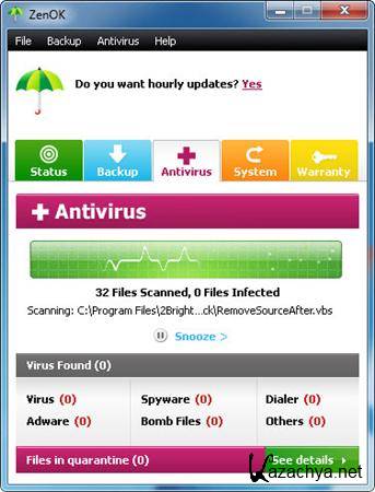 ZenOK Free Antivirus 2011 1.0.9