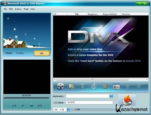 3herosoft DivX to DVD Burner v3.7.6 Build 0222
