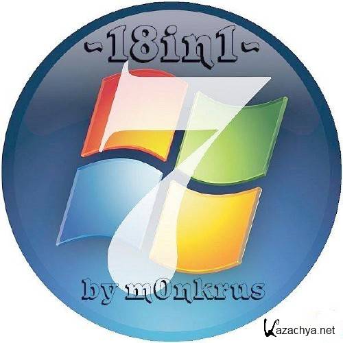 Microsoft Windows 7 SP1 RUS-ENG x86-x64 -18in1- Activated (AIO) by m0nkrus (Release 24.02.2011)