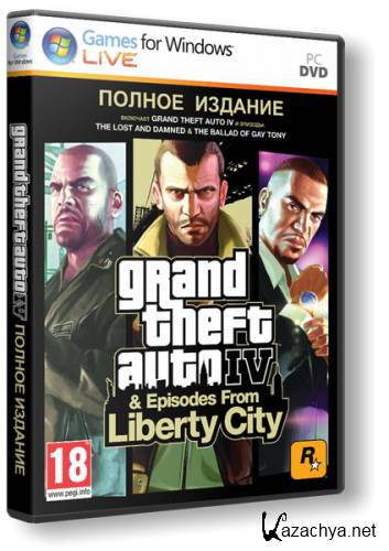 Grand Theft Auto IV -   (2009 - 2010/ENG/RU/RePack  R.G. ReCoding)
