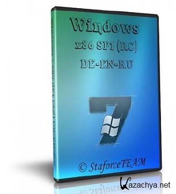 Windows 7 Build 7601 (x86) SP1 (RC) DE-EN-RU (2/2011)  StaforceTEAM