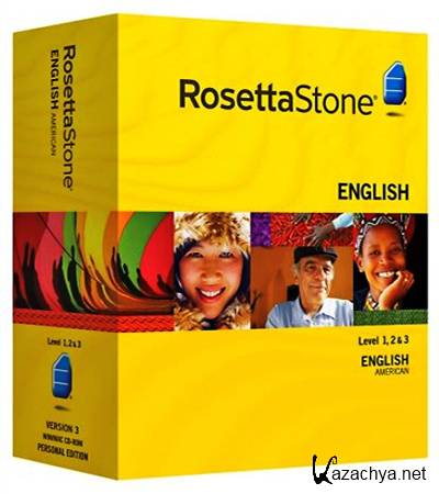 Rosetta Stone v.3.4.7 (Windows), v.3.4.5 (Mac OS X), , English (American) Level 1, 2, 3,