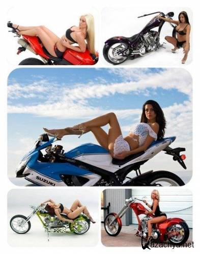Wallpapers - Girls and Motorcycles 2011