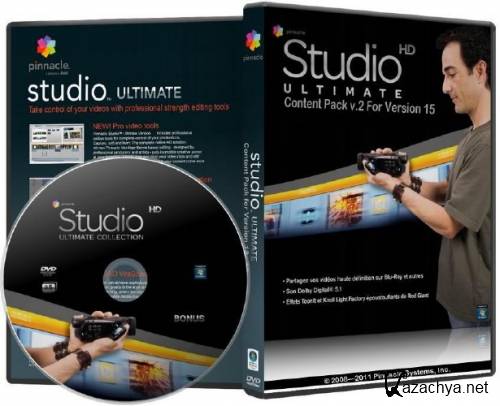 Pinnacle Studio 15 Content Pack v.2.0 Light (2011/RUS/ENG) Avid 
