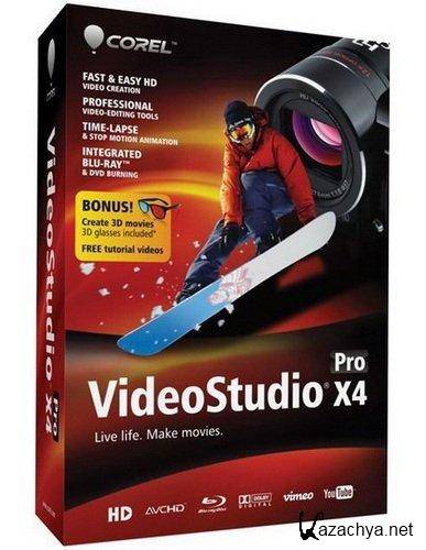 Corel VideoStudio Pro X4 / 14.0.0.342 / Multi/Rus / 764.34 Mb