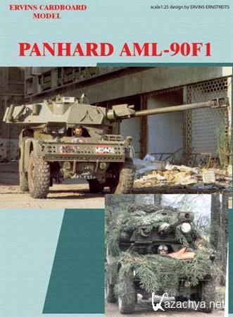 Ervins Cardboard Model - Panhard AML-90F1