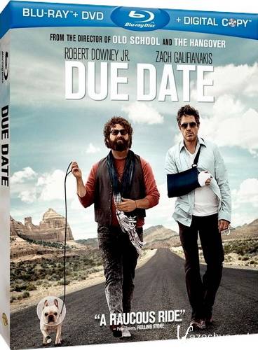  / Due Date (2010/HDRip/), 744Mb