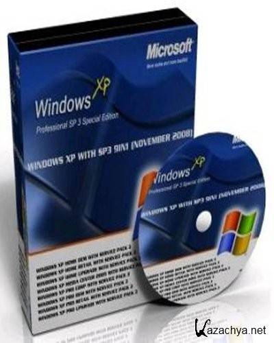 Windows Xp Professional Sp3 Corporate Edition with SATA-AHCI drivers RUS v. 5.1