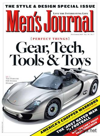 Men's Journal Magazine 2010-09