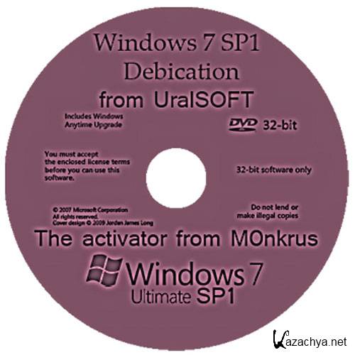 Windows 7 x86 SP1 Ultimate Dedication 6.1(7601)