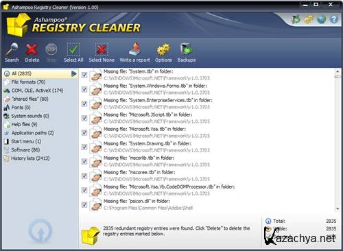 Ashampoo Registry Cleaner  v1.00 Portable