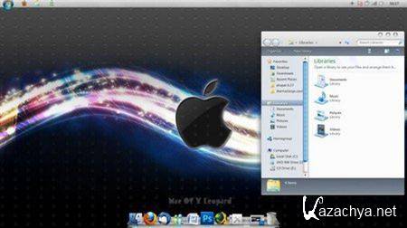 Best Mac OS X Leopard Theme for Windows 7