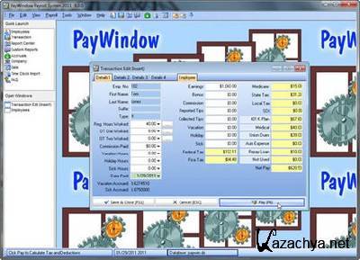 ZPAY PayWindow Payroll Systems 2011 v9.0.29 Portable