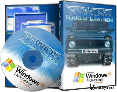 Windows XP Professional SP3 (X-Wind) by YikxX, RUS, VL, x86 [Naked Edition] (3  2011)